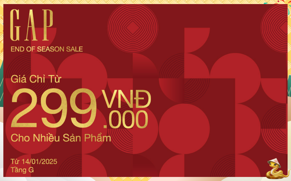 END OF SEASON SALE - ƯU ĐÃI ĐÓN NĂM MỚI, GIÁ CHỈ TỪ 299K