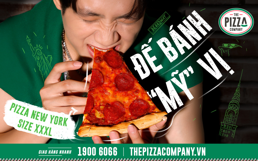 PIZZA NEW YORK SIZE XXXL - ĐẾ BÁNH MỸ VỊ