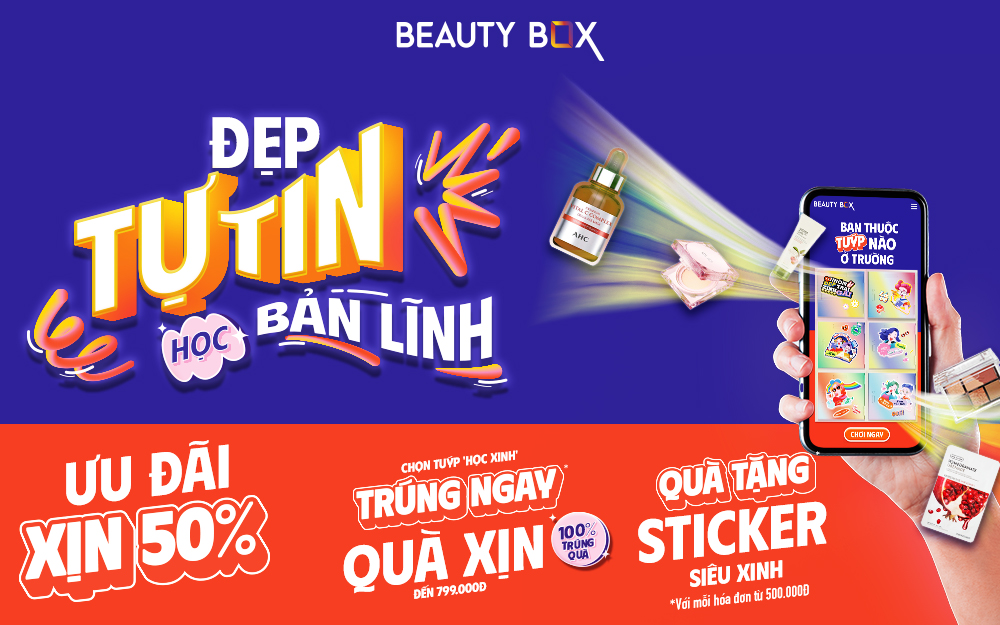 ĐẸP TỰ TIN - HỌC BẢN LĨNH | VỚI HÀNG NGÀN SIÊU PHẨM & ƯU ĐÃI ĐẾN 50%​