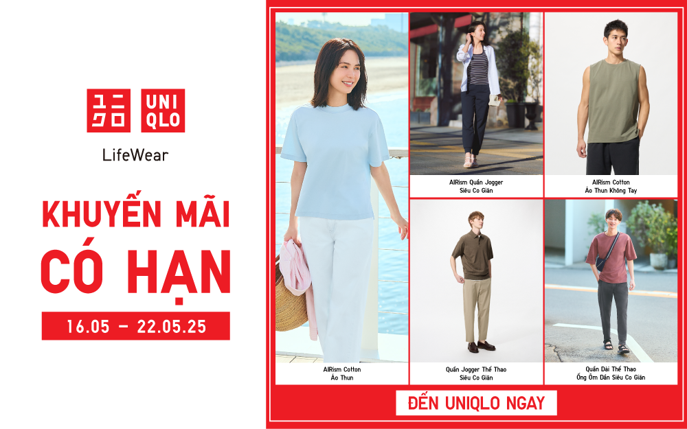 HÈ NĂNG ĐỘNG CÙNG KHUYẾN MÃI CÓ HẠN 16 – 22.05