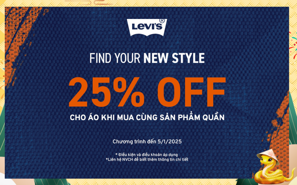 READY FOR NEW YEAR WITH LEVI’S OFFER