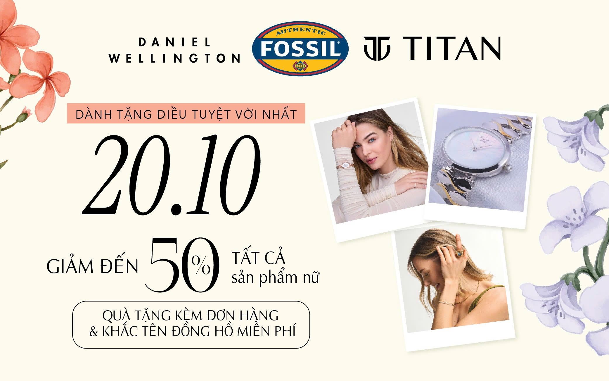 ƯU ĐÃI 20% CHÀO MỪNG NGÀY PHỤ NỮ VIỆT NAM