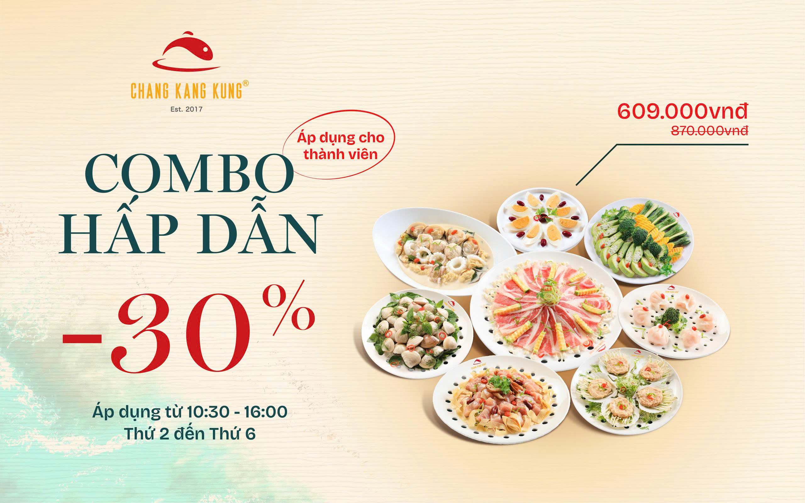 CHANG KANG KUNG | COMBO HẤP DẪN – ƯU ĐÃI ĐẾN 30% TẠI AEON MALL TÂN PHÚ CELADON