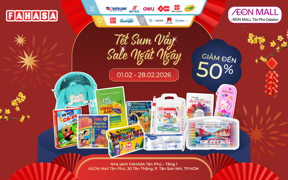 FAHASA | TẾT SUM VẦY - SALE NGẤT NGÂ