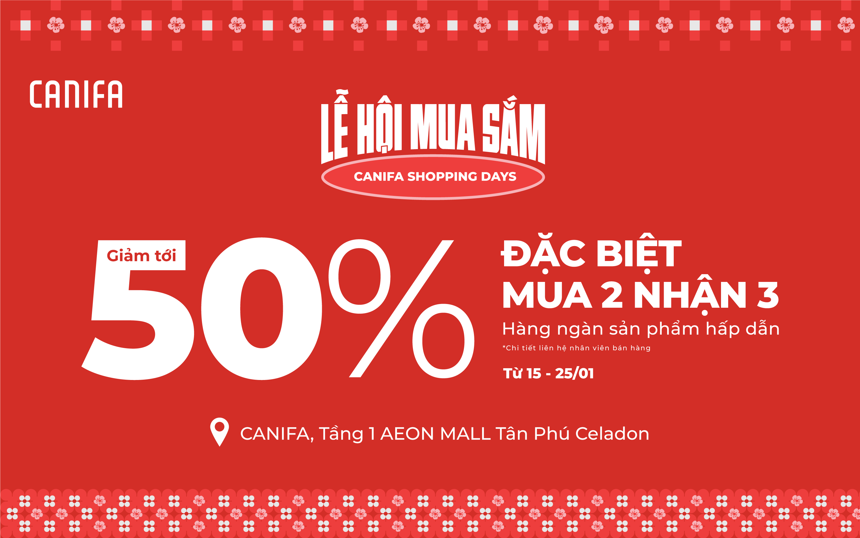 CANIFA SHOPPING DAYS | SALE RỘN RÀNG - SĂN NGÀN DEALS ĐỈNH