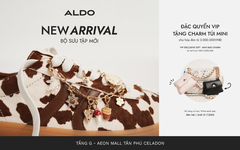 BỘ SƯU TẬP MỚI ĐÃ CÓ MẶT TẠI ALDO