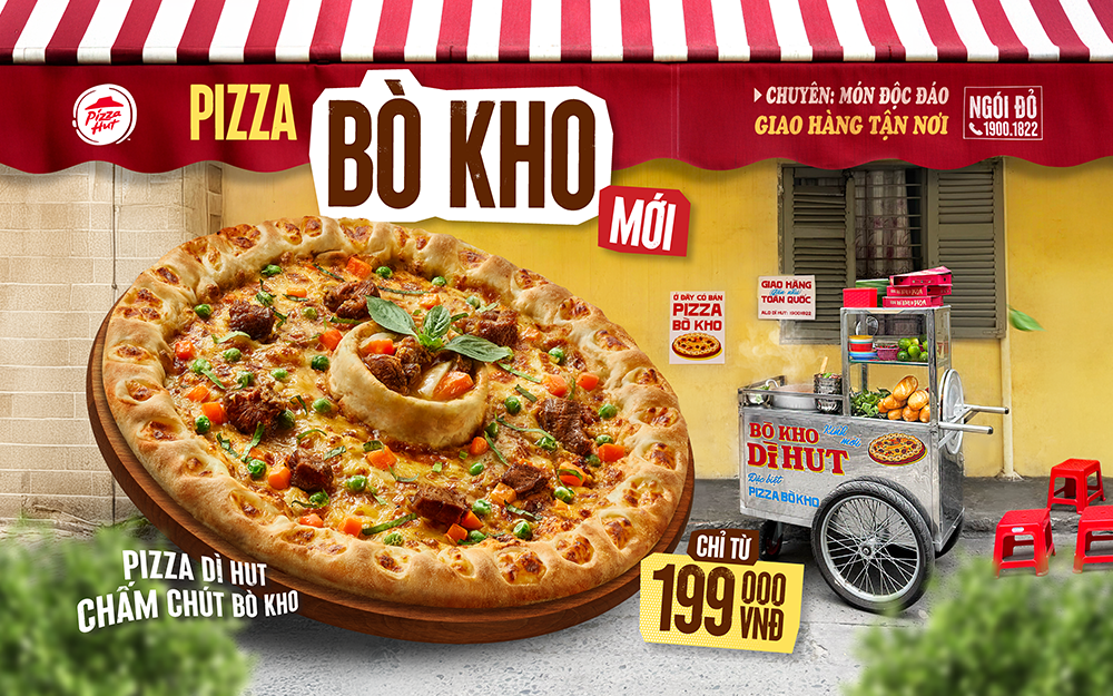 [MỚI] AI PIZZA BÒ KHO HONGGG!!! MÓN NGON DÂN DÃ, HÒA VỊ PIZZA TỪ 199,000 VNĐ