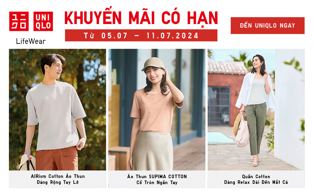 VI VU HÈ THÊM PHONG CÁCH VỚI KHUYẾN MÃI CÓ HẠN TỪ 05.07 - 11.07