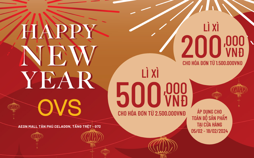 HAPPY NEW YEAR WITH THE BEST DEALS FROM OVS