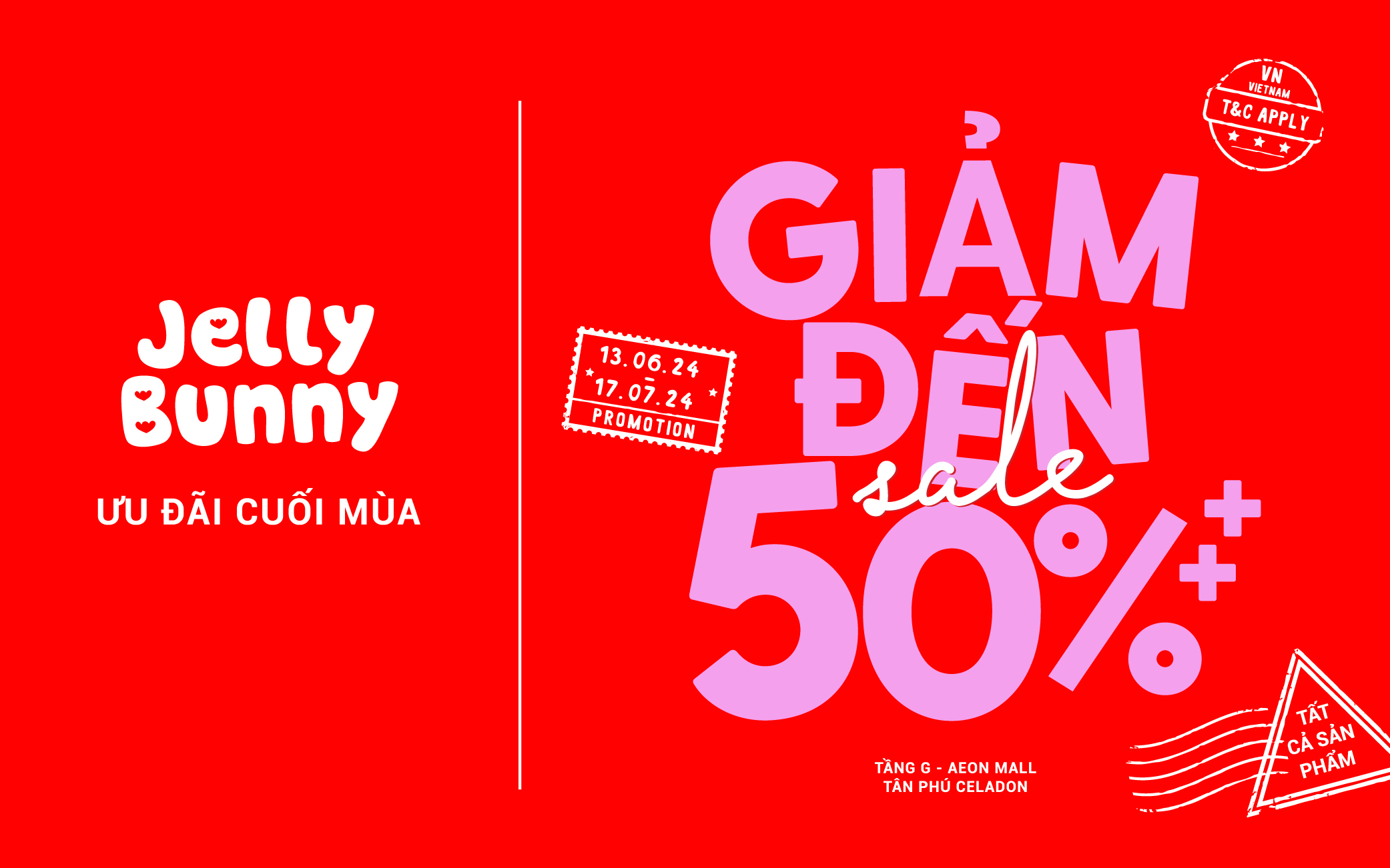 ƯU ĐÃI CUỐI MÙA ĐẾN 50%++