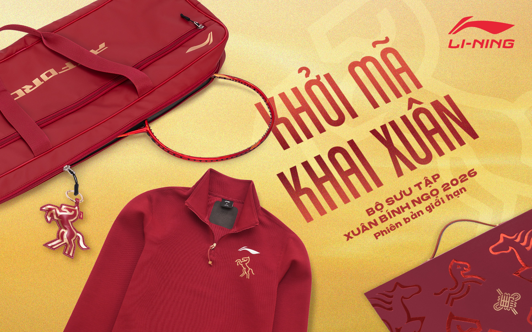 ĐÓN TẾT RỰC RỠ CÙNG LI-NING LIMITED EDITION: KHỞI MÃ KHAI XUÂN