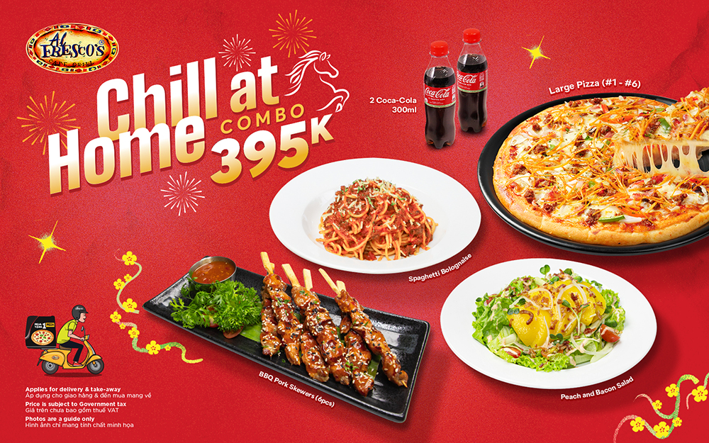 AL FRESCO'S RA MẮT CHILL AT HOME COMBO MỚI TOANH