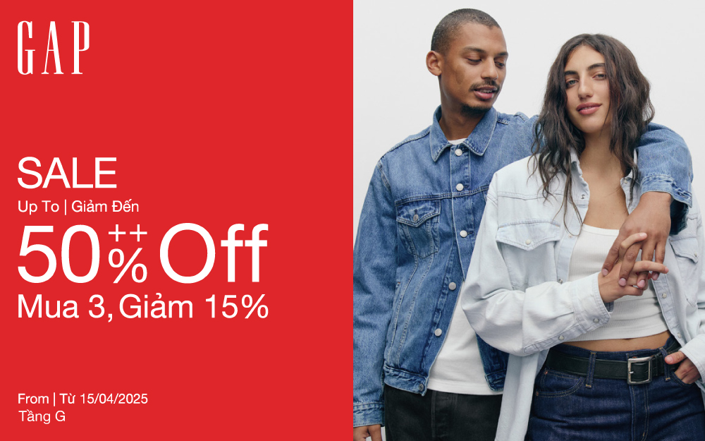 MID SEASON SALE – ƯU ĐÃI LÊN ĐẾN 50%++ TỪ GAP