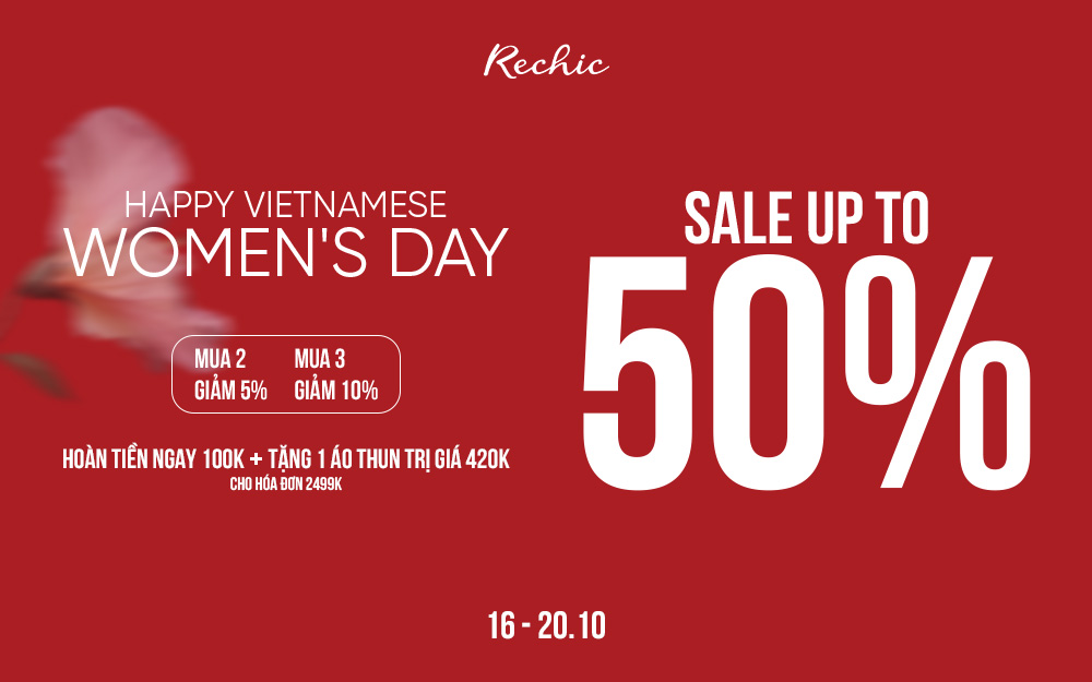 MỪNG THÁNG CỦA NÀNG - SALE UP TO 50%