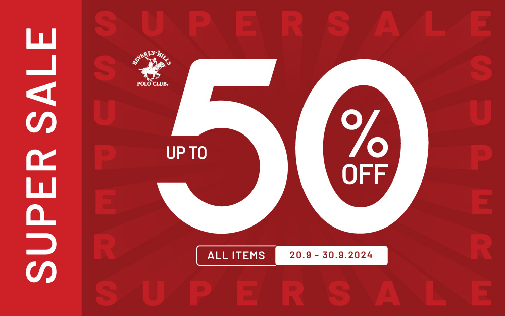 SUPER SALE GIẢM ĐẾN 50% TOÀN BỘ SẢN PHẨM!