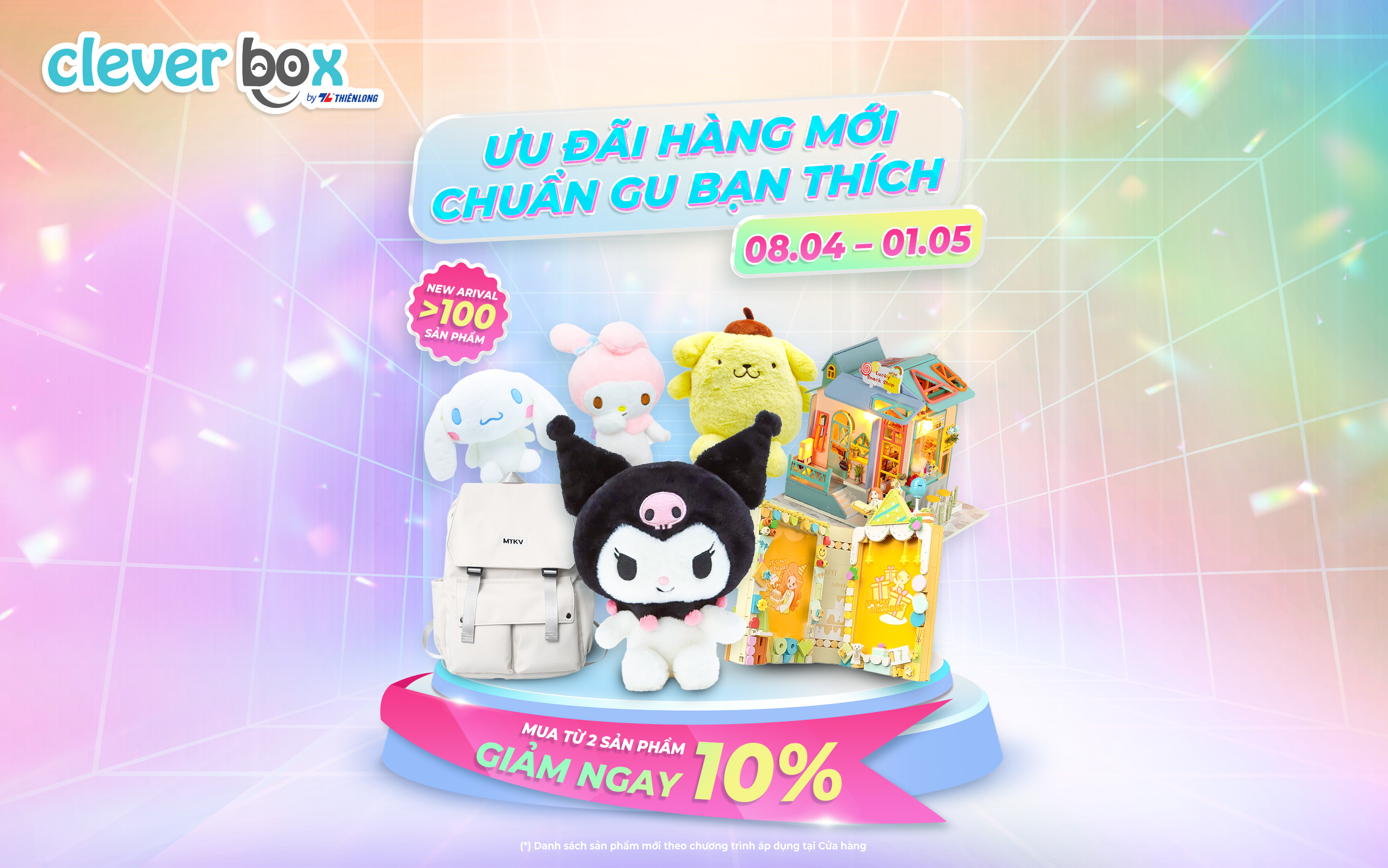 CTKM THÁNG 4 - MUA 2 GIẢM 10%