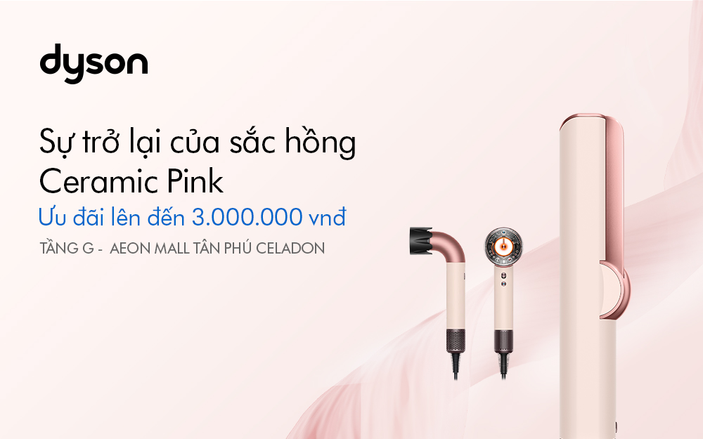 PHIÊN BẢN CERAMIC PINK NGỌT NGÀO TỪ DYSON