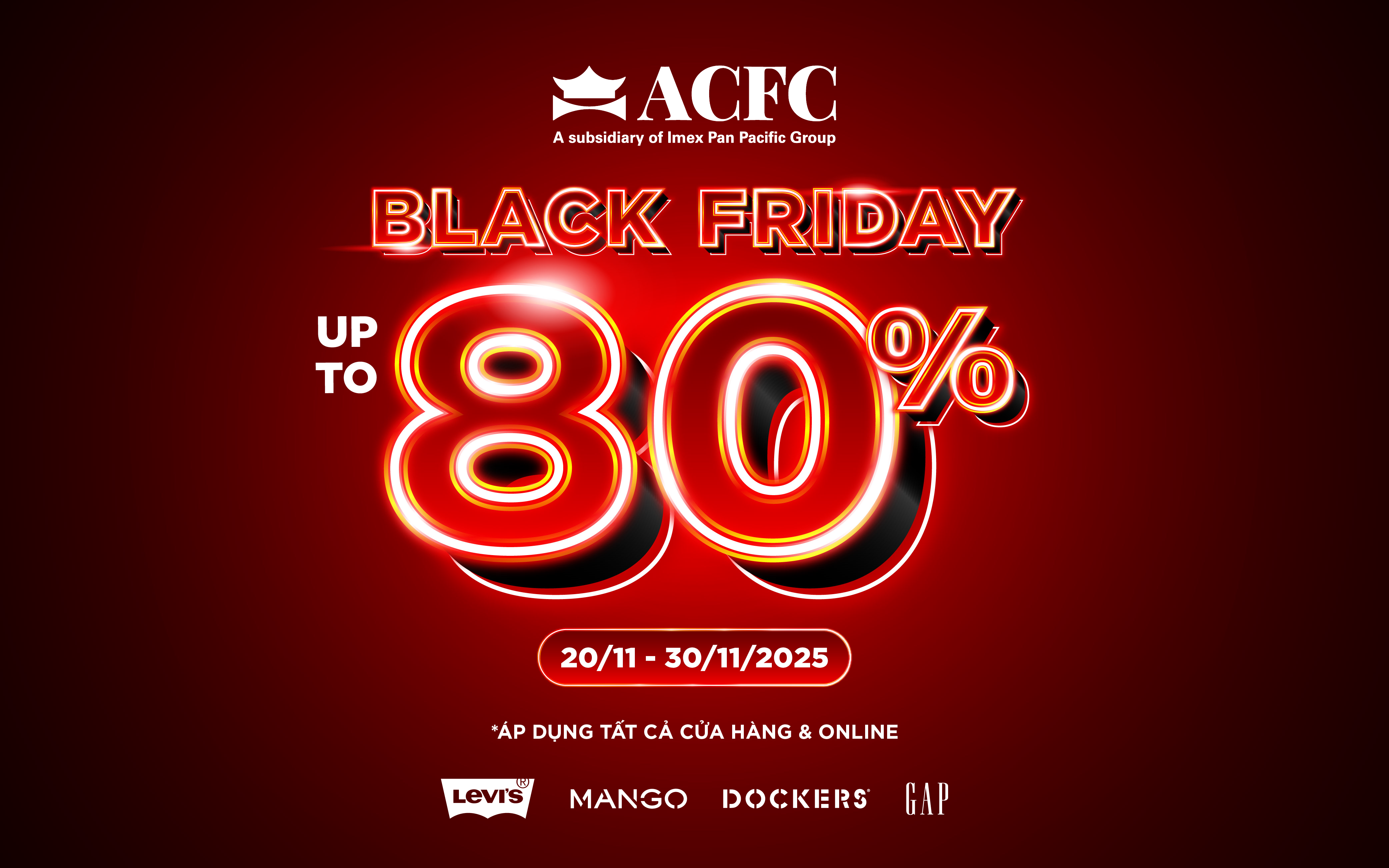 ACFC BLACK FRIDAY - SALE UP TO 80%