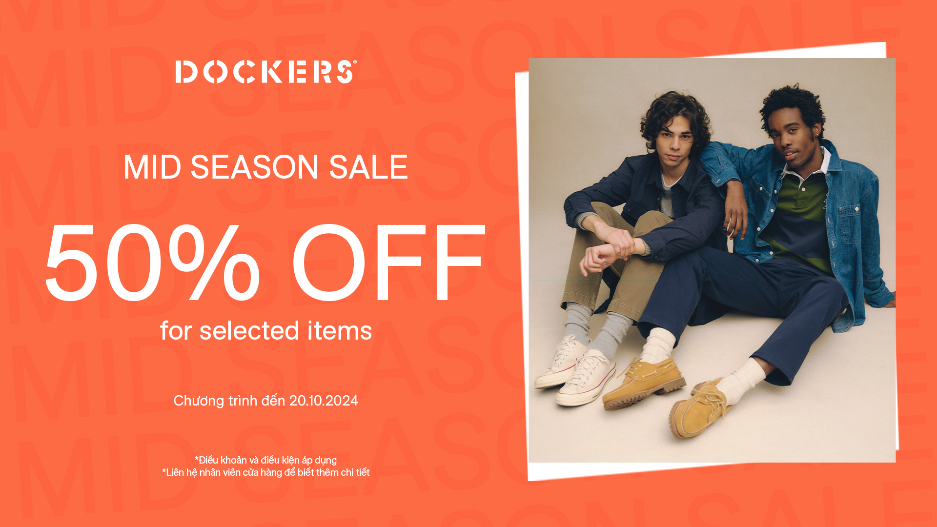 DOCKERS MID OF SEASON SALE | OFF UP TO 50%