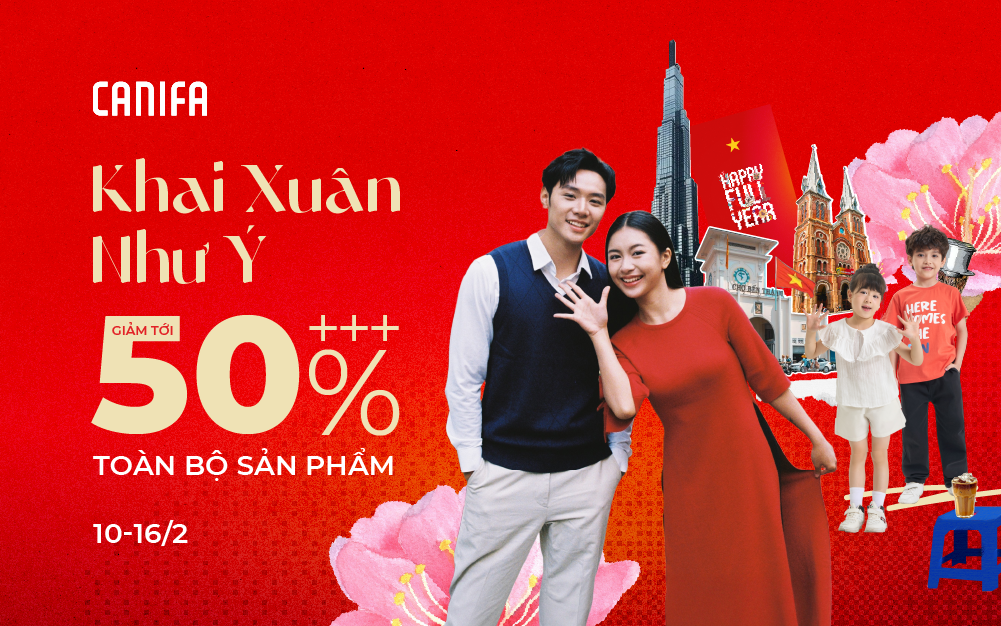 KHAI XUÂN NHƯ Ý GIẢM TỚI 50% TOÀN BỘ SẢN PHẨM