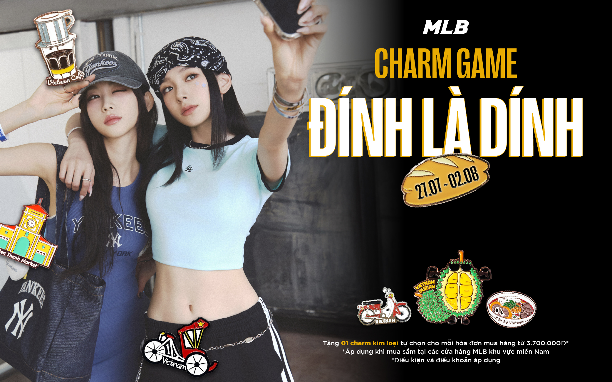 MLB CHARM GAME | SĂN CHARM XỊN, ĐÍNH LÀ DÍNH