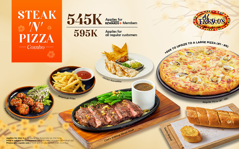 STEAK ‘N’ PIZZA