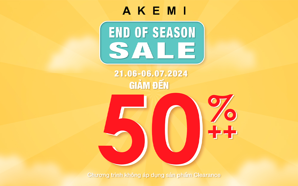 AKEMI END OFF SEASON SALE!