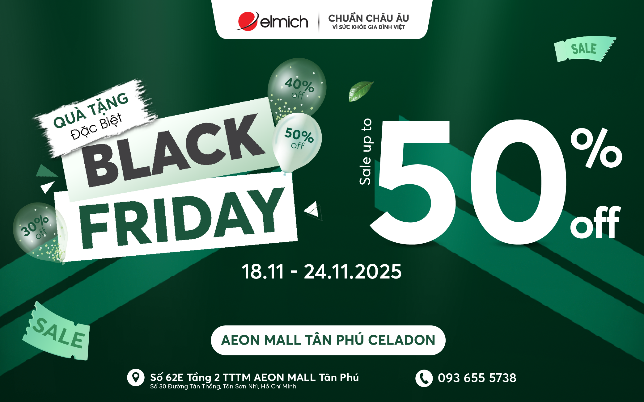 BLACK FRIDAY – SALE KHÔNG PHANH, QUÀ CHẤT NGẬP TRÀN!