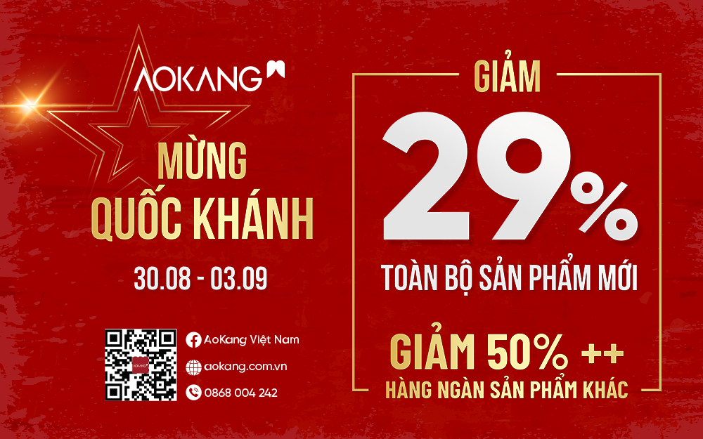 AOKANG | Quốc Khánh rộn ràng, ngập tràn ưu đãi