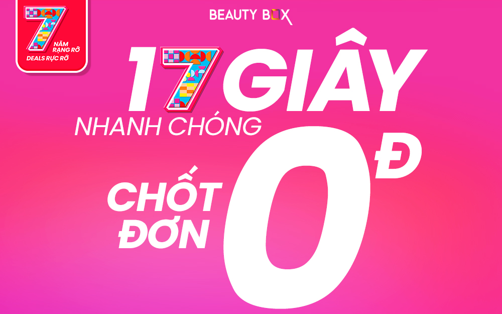 MARATHON DEALS – 17 GIÂY NHANH CHÓNG, CHỐT ĐƠN 0Đ!