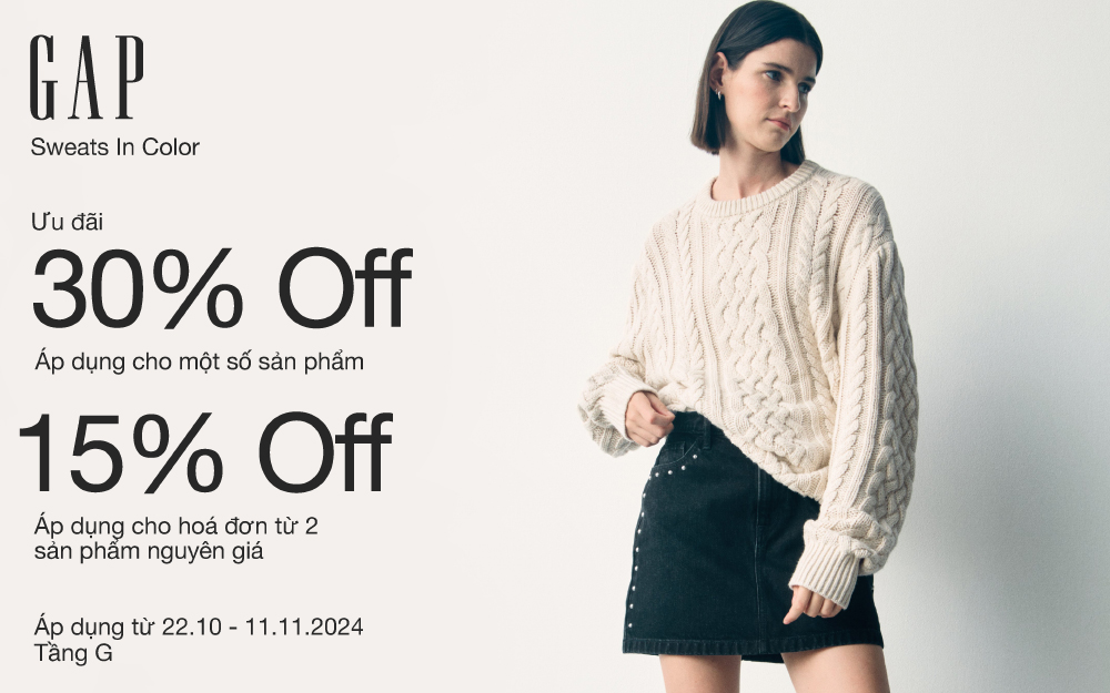 SPECIAL OFFER - ƯU ĐÃI LÊN ĐẾN 30% TẠI GAP