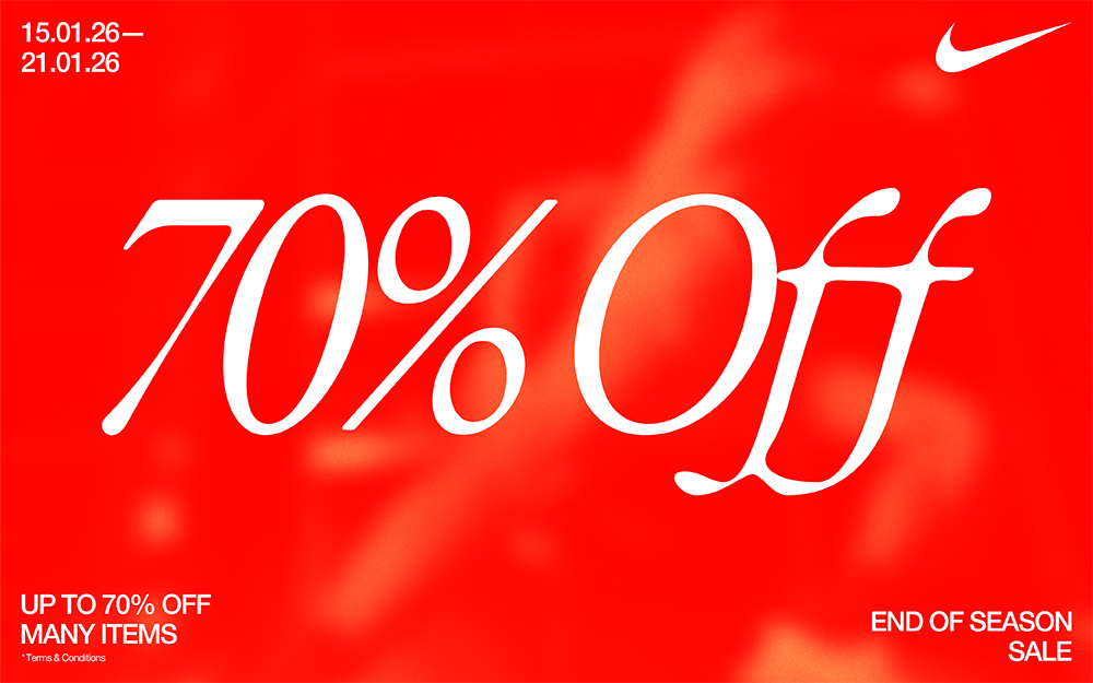 NIKE END OF SEASON SALE -ƯU ĐÃI KHỦNG LÊN ĐẾN 70%