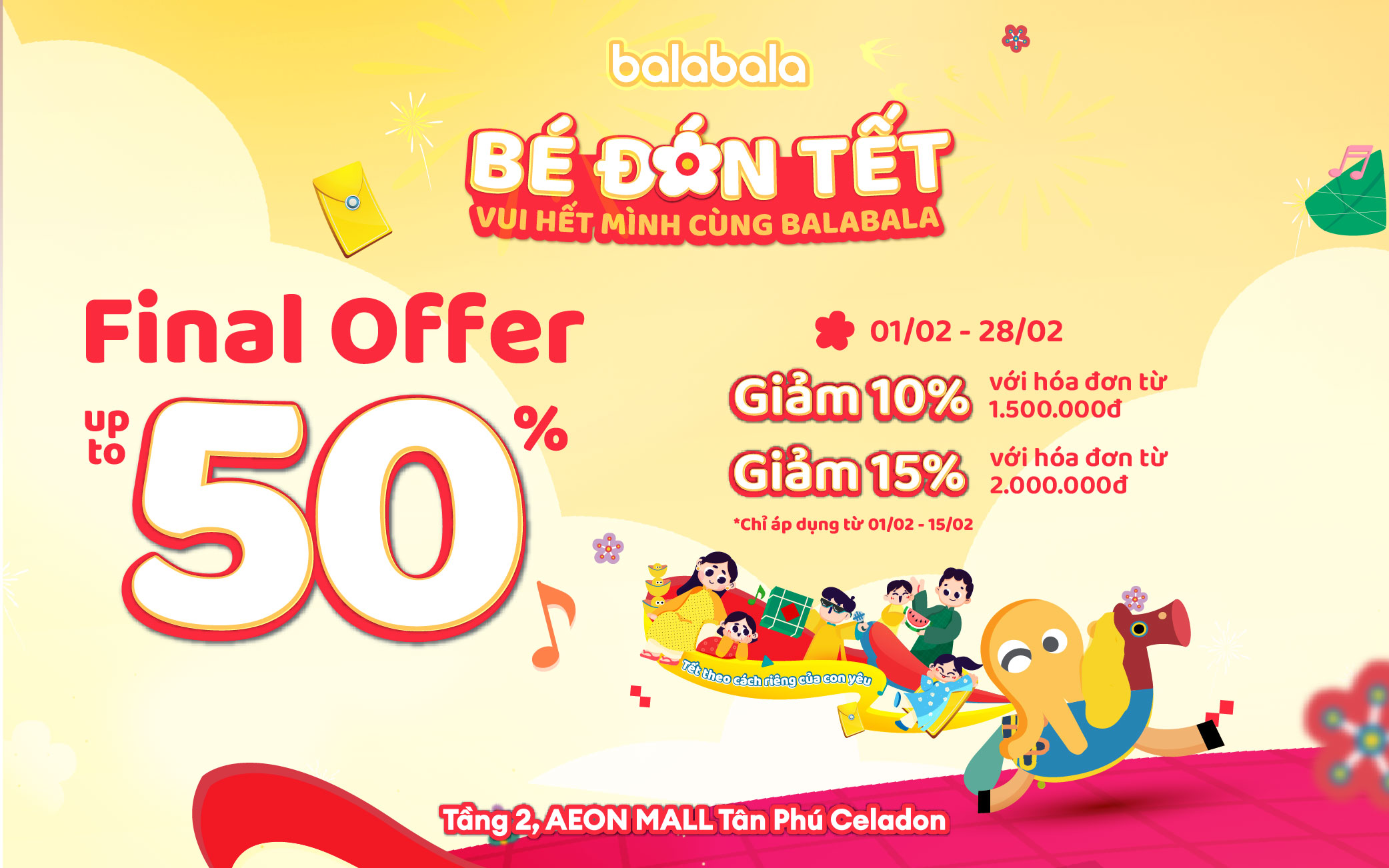 BÉ ĐÓN TẾT 2026 – VUI HẾT MÌNH CÙNG BALABALA