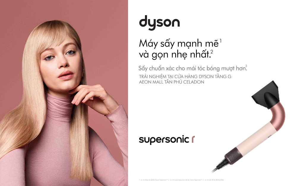 DYSON CHÍNH THỨC RA MẮT MÁY SẤY TÓC SUPERSONIC R