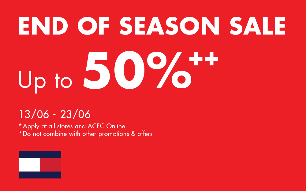 TOMMY HILFIGER - END OF SEASON SALE UP TO 50%++