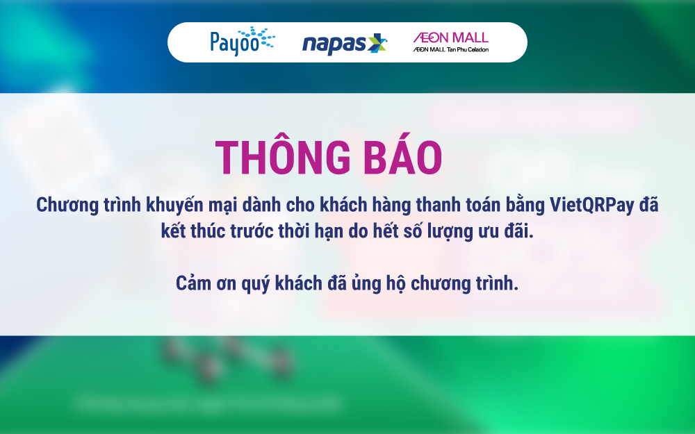 [CHƯƠNG TRÌNH ĐÃ KẾT THÚC] GIẢM NGAY 50% TỐI ĐA 100.000 VNĐ CÙNG VIETQRPAY
