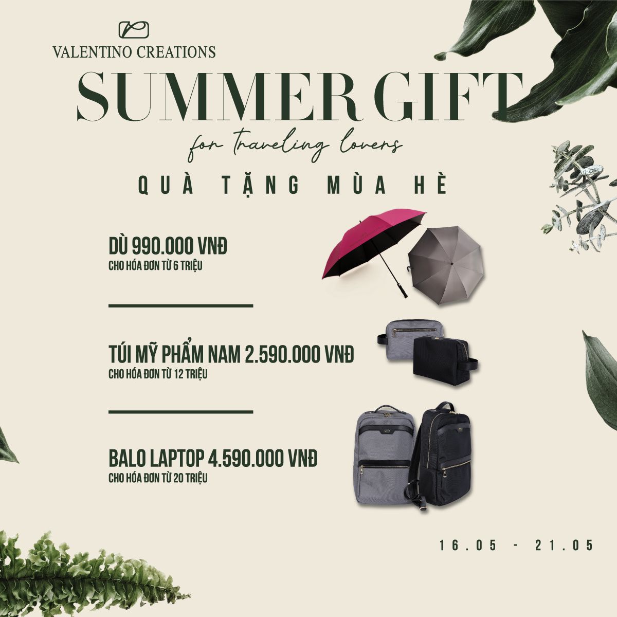 SUMMER GIFT UP TO 4.590.000 VNĐ FOR TRAVELING LOVERS