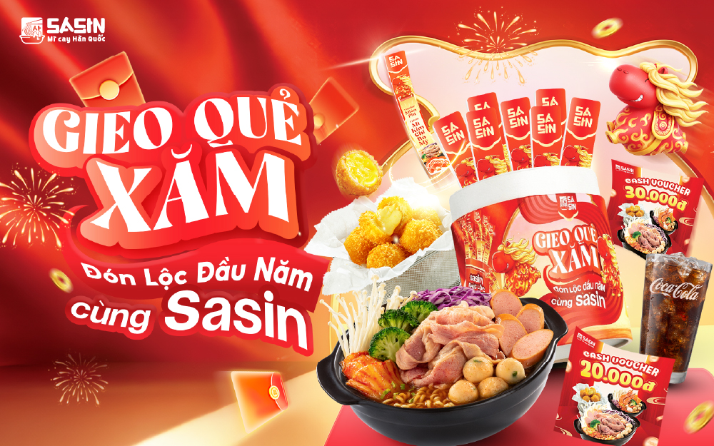 GIEO QUẺ XĂM – ĐÓN LỘC ĐẦU NĂM CÙNG SASIN