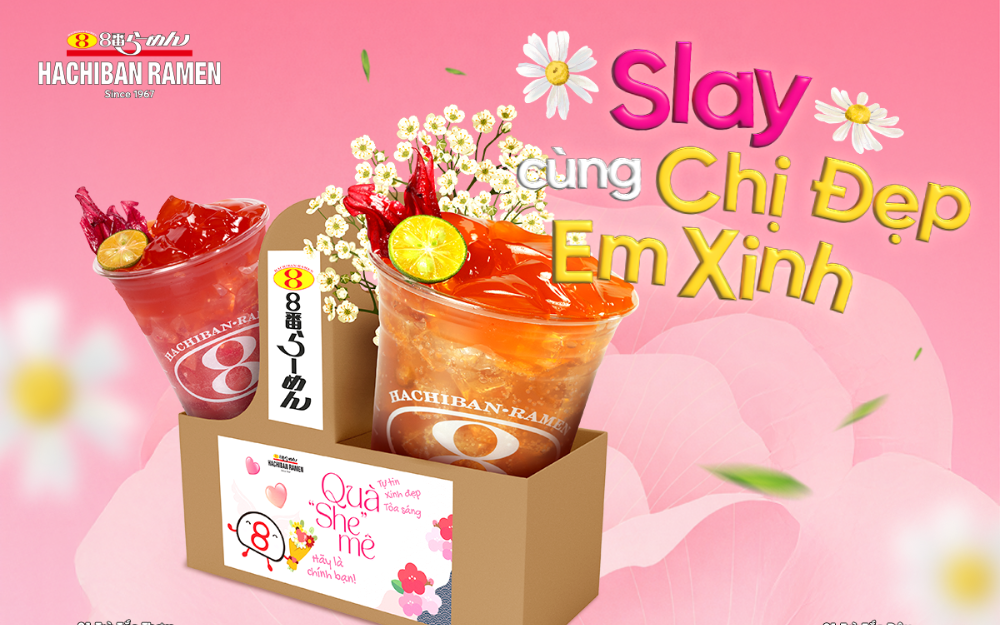 SLAY” 8/3 CÙNG HACHIBAN VỚI CÁC SET “QUÀ SHE MÊ” CHỈ 68K