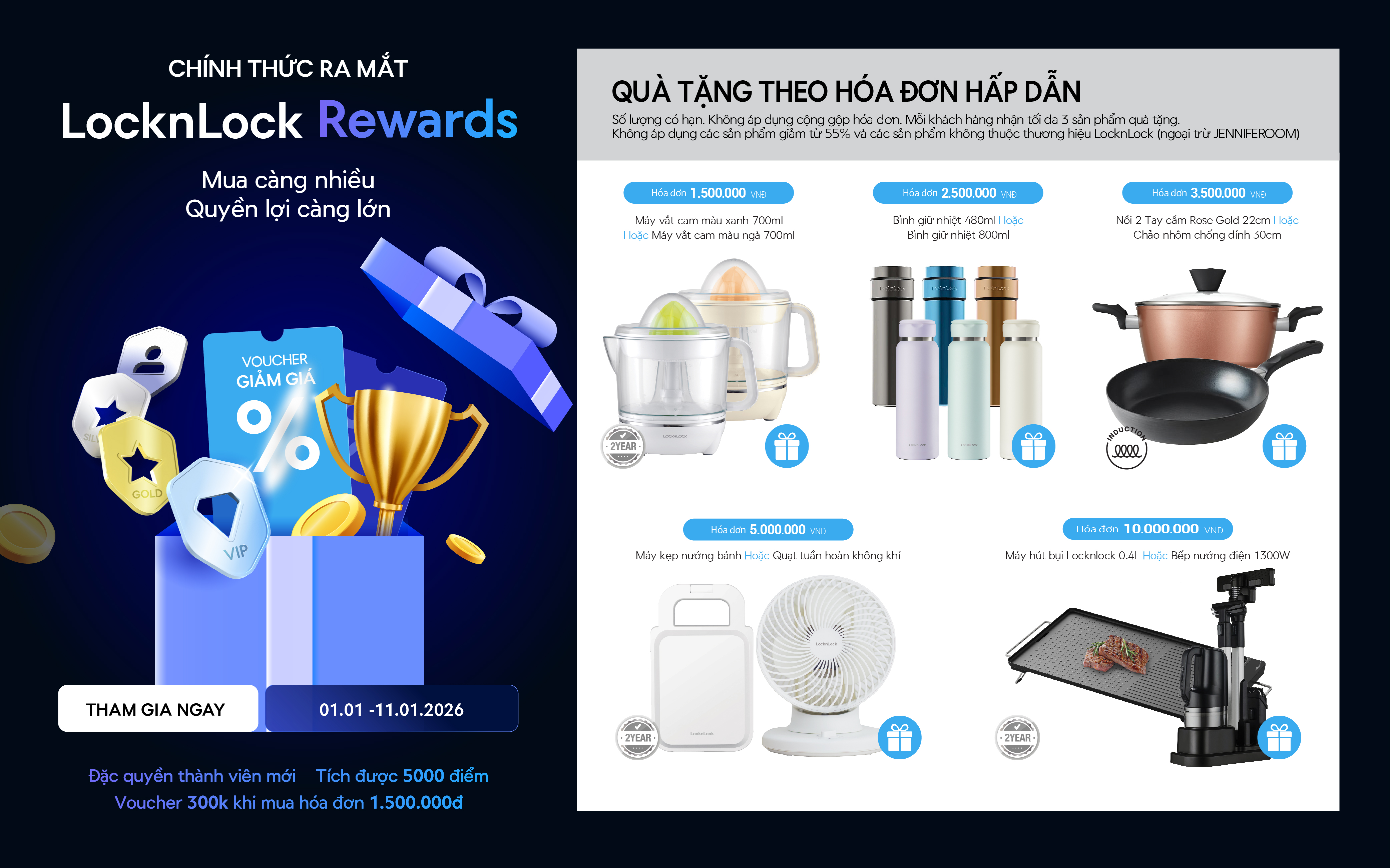 RA MẮT LOCKNLOCK REWARDS - TÍCH ĐIỂM MUA SẮM, NÂNG TẦM TRẢI NGHIỆM