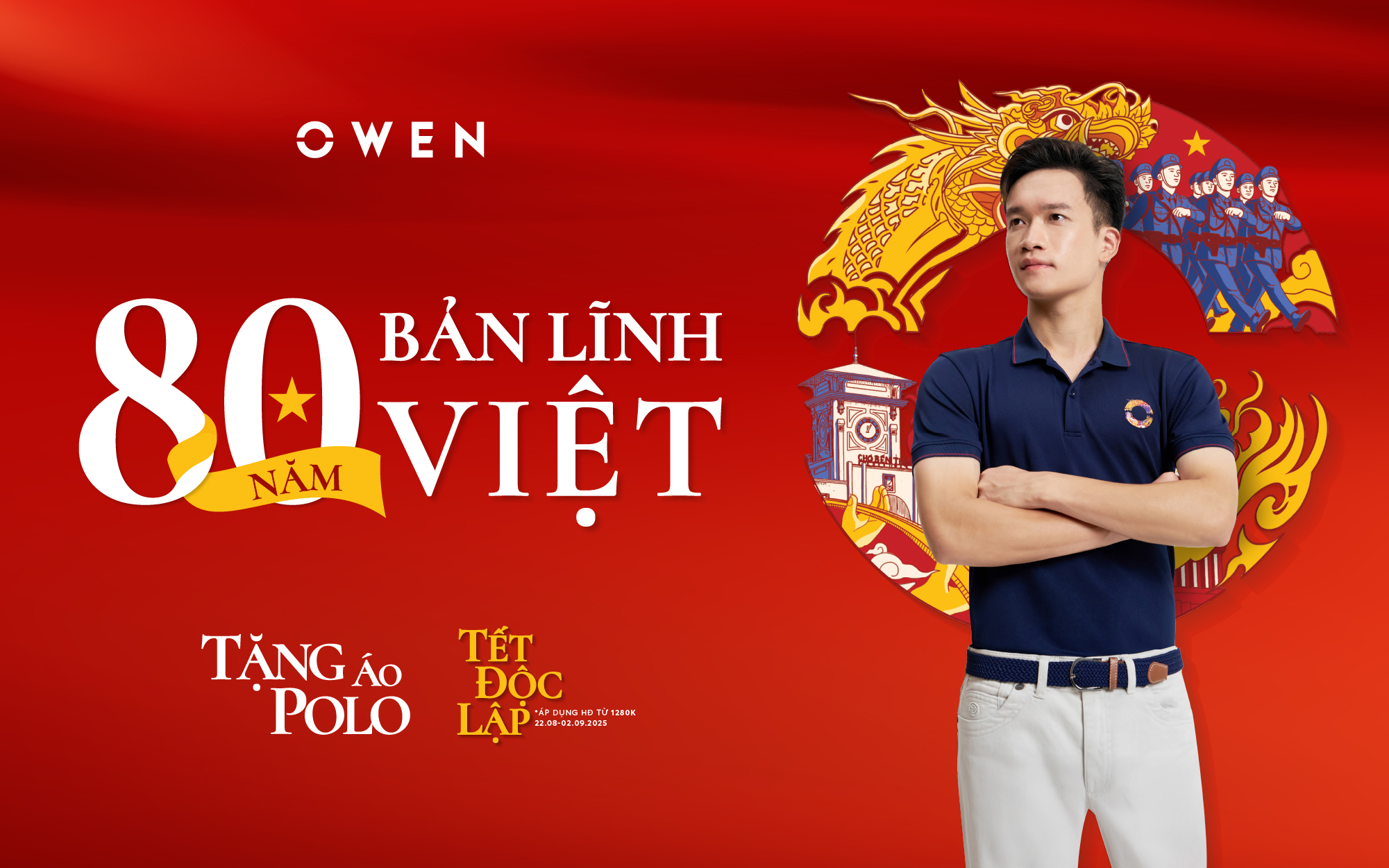 OWEN TẶNG POLO PHIÊN BẢN “TẾT ĐỘC LẬP”
