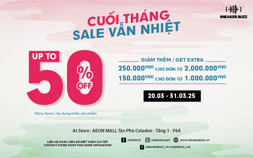 THÁNG 3 - CUỐI THÁNG SALE VẪN NHIỆT!