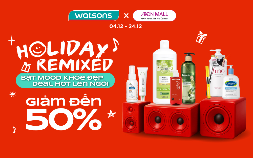 HOLIDAY REMIXED - BẬT MOOD KHOẺ ĐẸP – DEAL HOT LÊN NGÔI