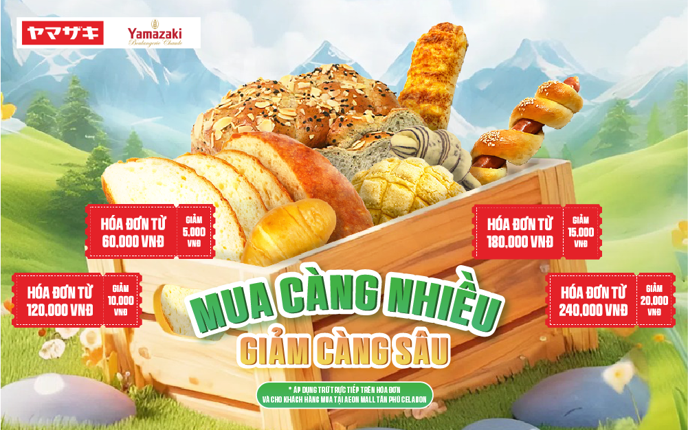 YAMAZAKI | MUA CÀNG NHIỀU – GIẢM CÀNG SÂU