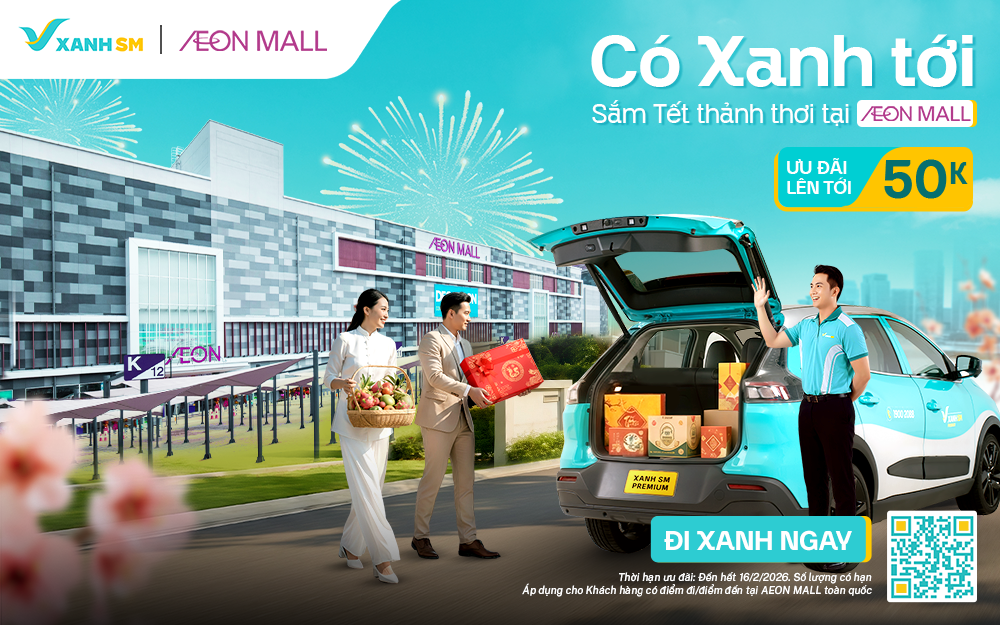 CÓ XANH TỚI SẮM TẾT THẢNH THƠI TẠI AEON MALL TÂN PHÚ CELADON