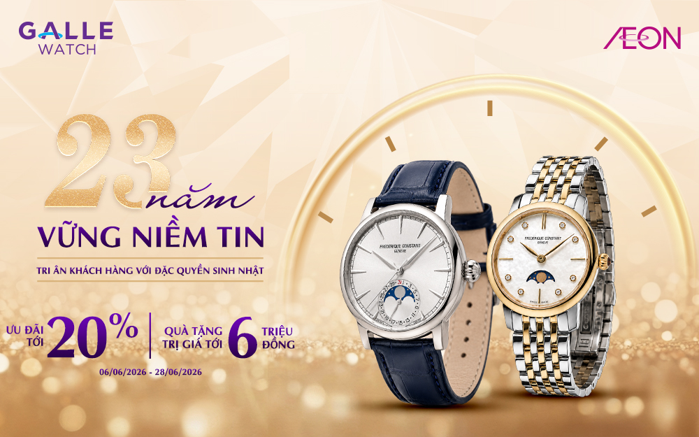 GALLE WATCH - BÙNG NỔ 23 NĂM – ĐẠI TIỆC ĐỒNG HỒ GALLE AEON MALL TÂN PHÚ