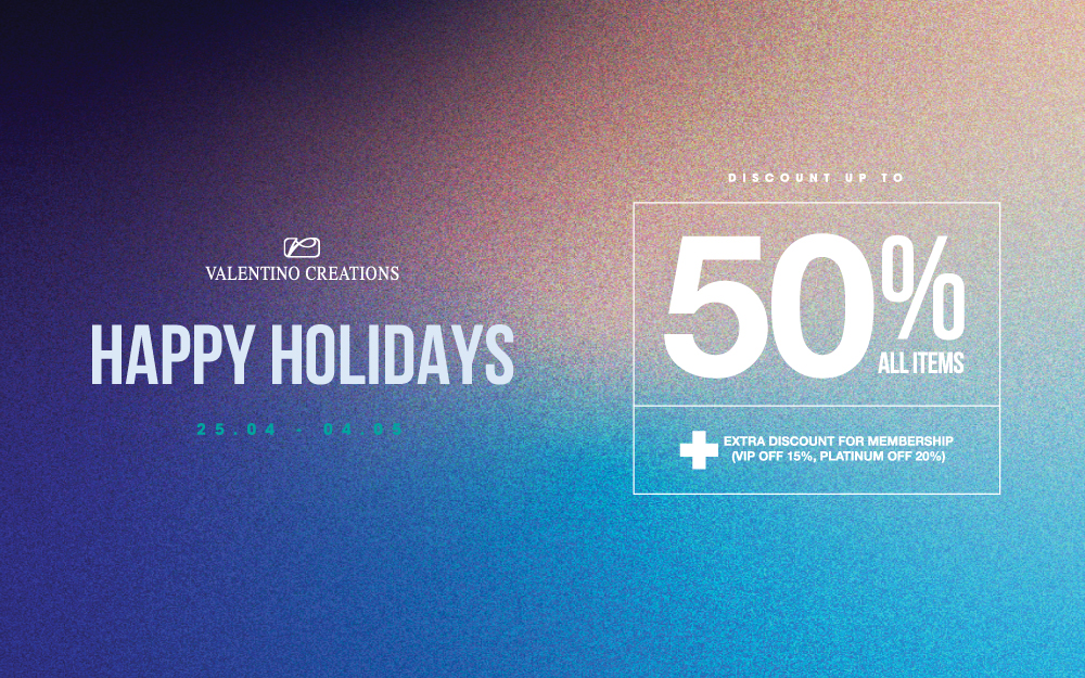 HAPPY HOLIDAYS | UP TO 50% OFF ON SPECIAL ITEMS