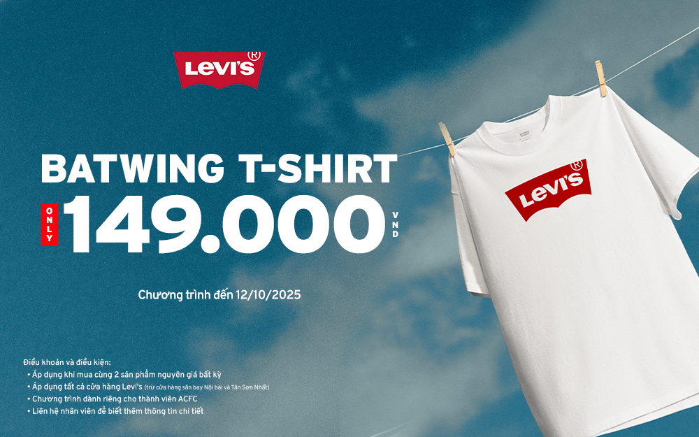 𝗟𝗘𝗩𝗜'𝗦 𝗟𝗢𝗩𝗘𝗥𝗦 𝗗𝗘𝗔𝗟 | ÁO THUN BATWING LEVI'S CHỈ TỪ 149K