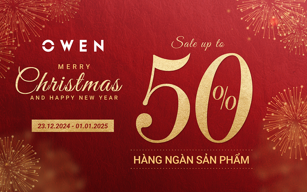 MERRY CHRISMAS AND HAPPY NEW YEAR GIẢM TỚI 50% HÀNG NGÀN SẢN PHẨM