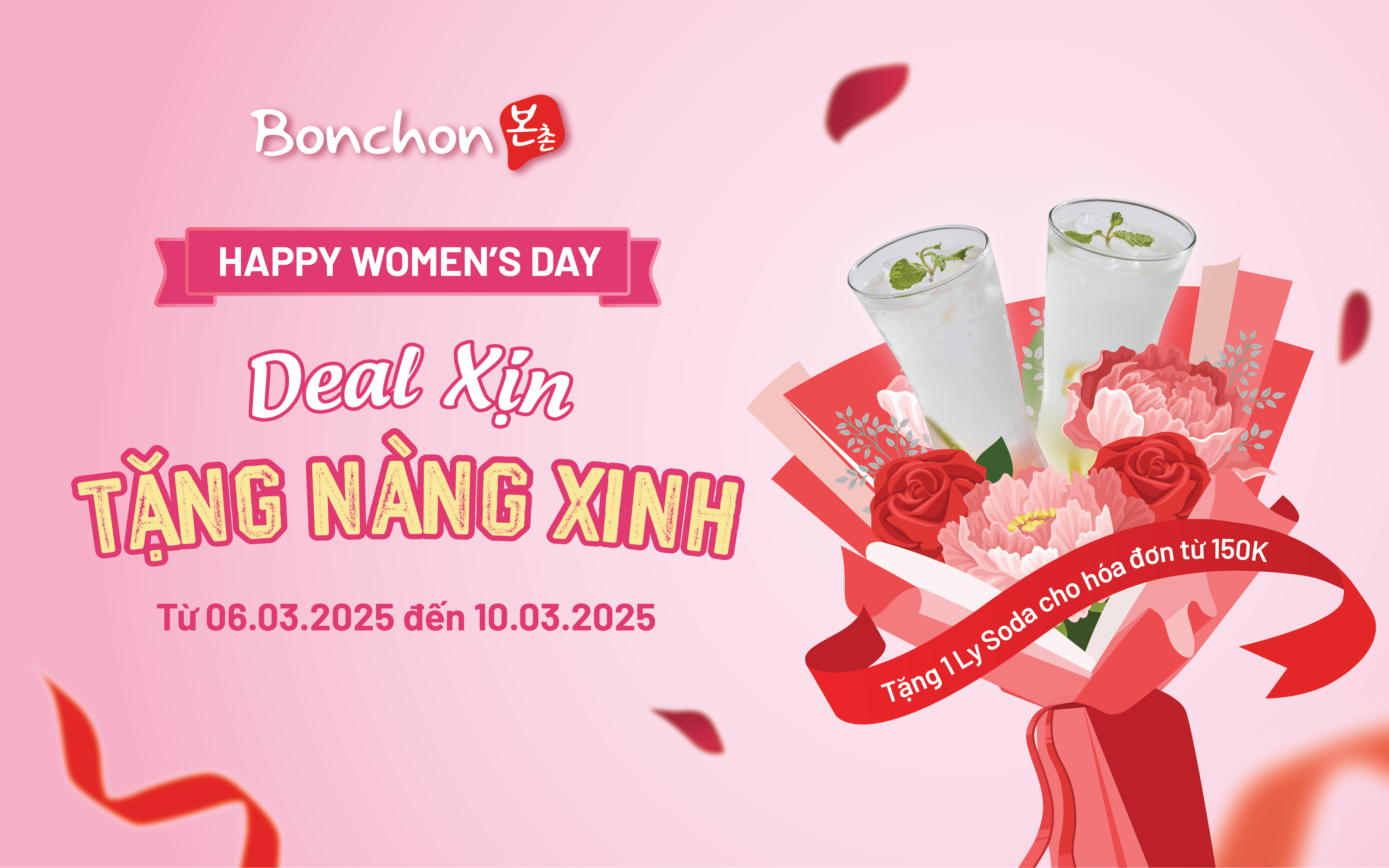 THÁNG CỦA CÁC NÀNG XINH, GHÉ BONCHON RINH QUÀ LIỀN TAY